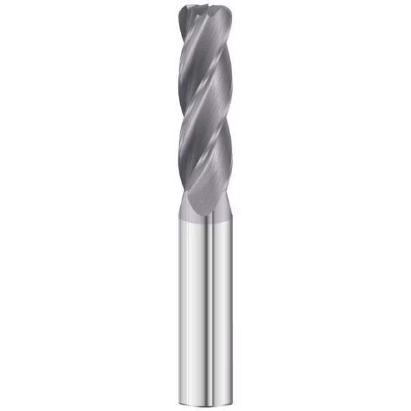 4-Flute - 30° Helix - 3200 GP End Mills, TIALN, RH Spiral, Corner Radius, Extra-Long, 3/8, Fullerton Tool, Mfr#: 31560